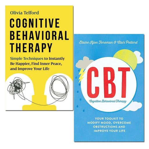 CBT Cognitive Behavioural Therapy 2 Books Collection Set - The Book Bundle