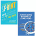 Sprint Jake Knapp,Braden, Managing Business Start-Ups V.K.Stevin 2 Books Set - The Book Bundle