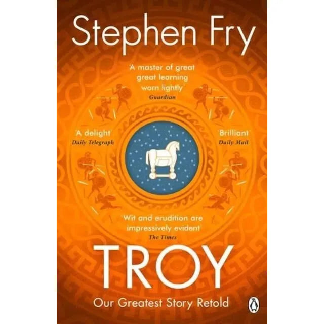Greek Myths Series Collection 4 Books Set by (Stephen Fry Troy, Heroes, Mythos) - The Book Bundle