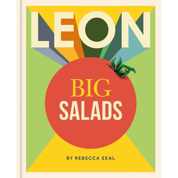 LEON Big Salads Rebecca Seal (HB), Natural Plant Protein Cookbook 2 Books Collection Set - The Book Bundle