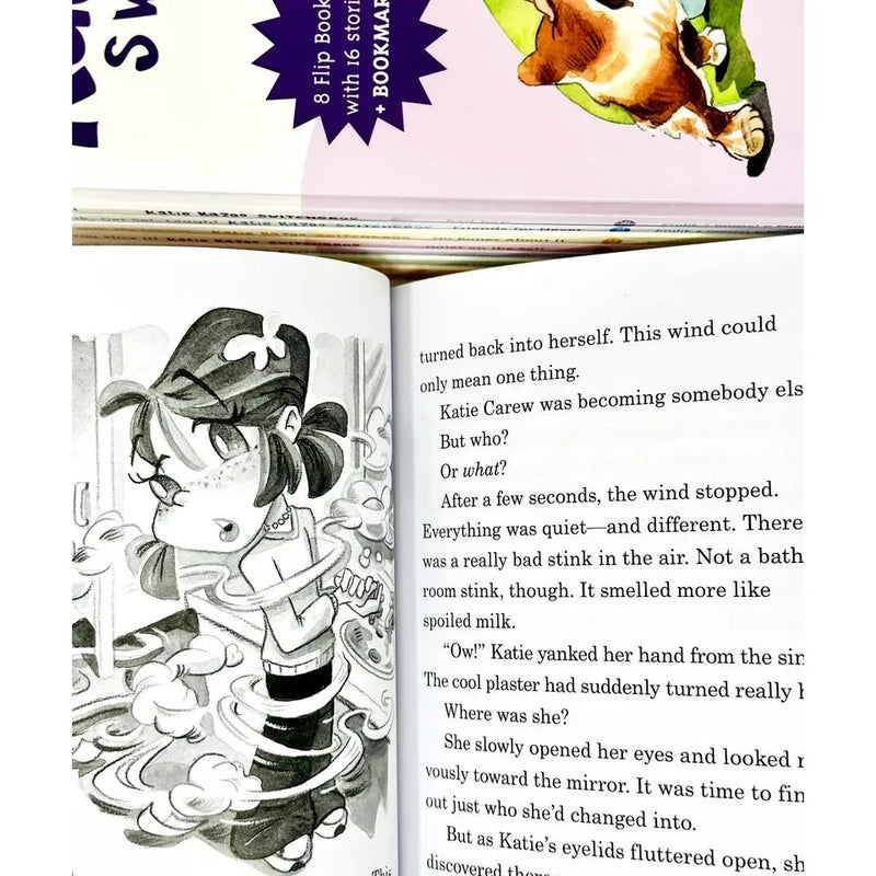 The Katie Kazoo Switcheroo 8 Flips Books With 16 Stories Collection Box Set - The Book Bundle