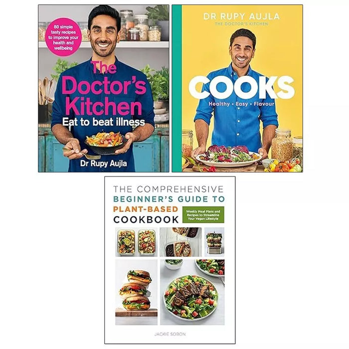 Doctor’s Kitchen,Dr Rupy Cooks,Comprehensive Beginner's Guide to Plant 3 Books Set - The Book Bundle