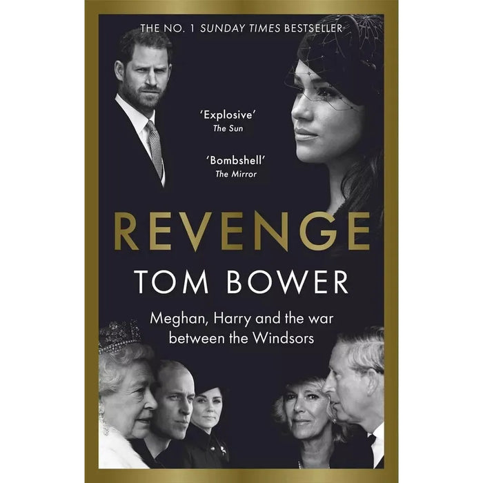 Tom Bower Collection 3 Books Set Rebel Prince,House of Beckham,Revenge Hardcover - The Book Bundle