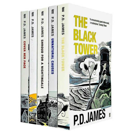 Inspector Adam Dalgliesh Series 5 Books Collection Set by P. D. James - The Book Bundle