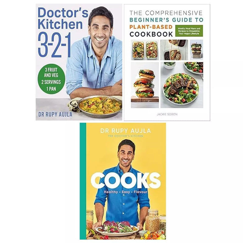 Doctor’s Kitchen,Dr Rupy Cooks,Comprehensive Beginner's Guide to Plant 3 Books Set - The Book Bundle