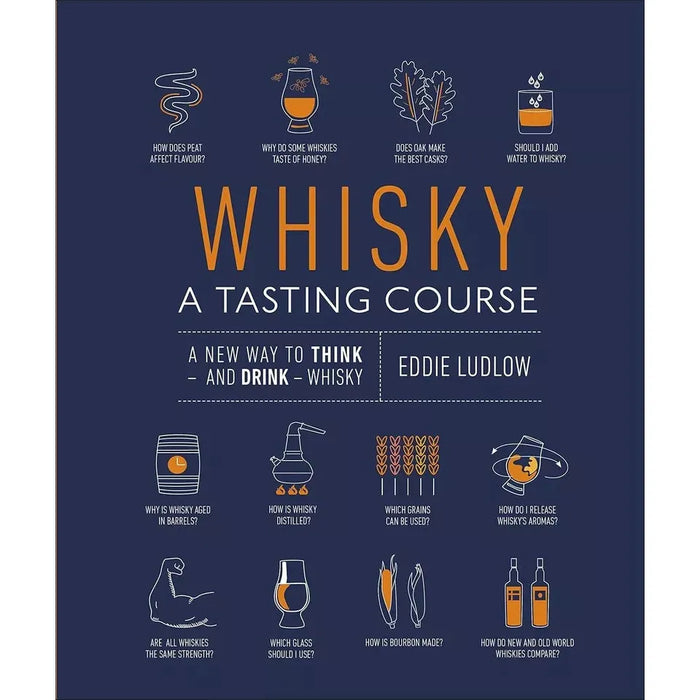 Gin Manual,101 Gins To Try Before,Gin Tonica,Whisky A Tasting Course 4 Books Set - The Book Bundle