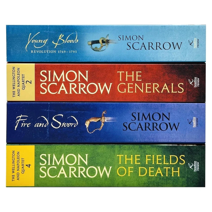 The Wellington and Napoleon Quartet Collection 4 Books Set By Simon Scarrow - The Book Bundle