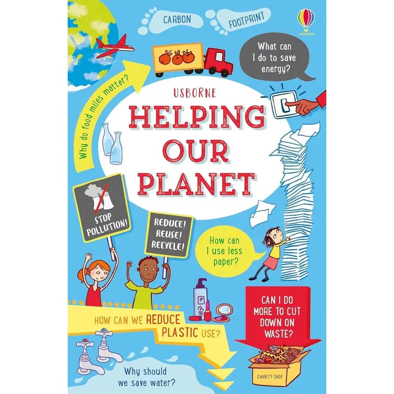 Usborne Life Skills Collection 4 Books Set by Jane Bingham, Holly Bathie Helping - The Book Bundle