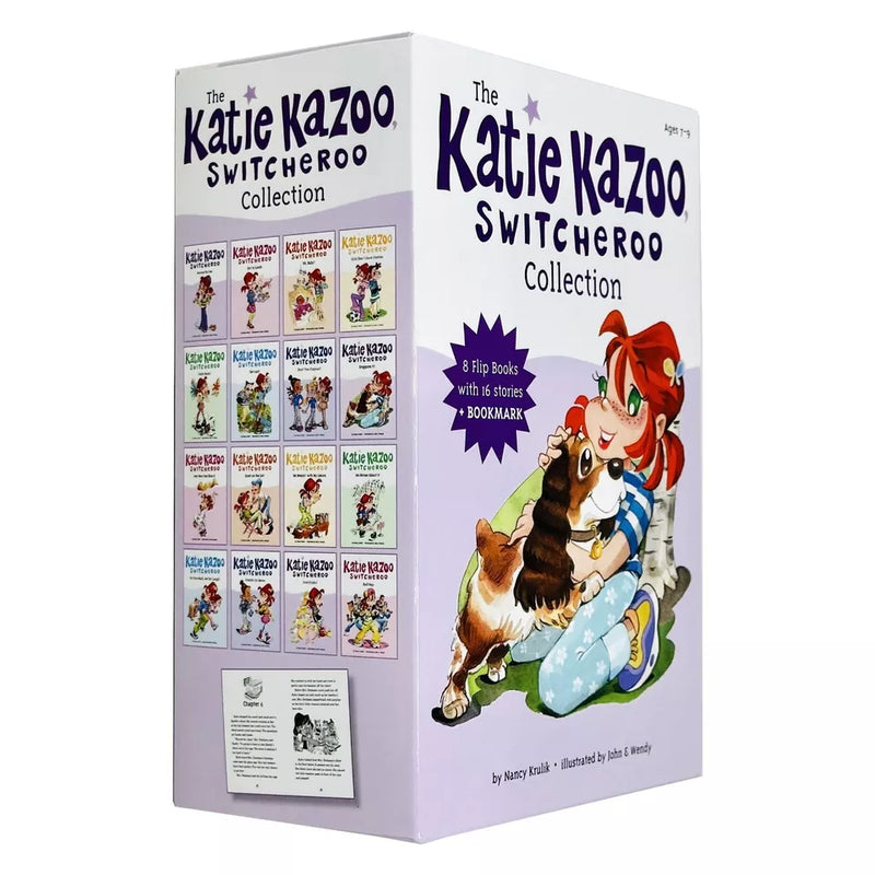 The Katie Kazoo Switcheroo 8 Flips Books With 16 Stories Collection Box Set - The Book Bundle