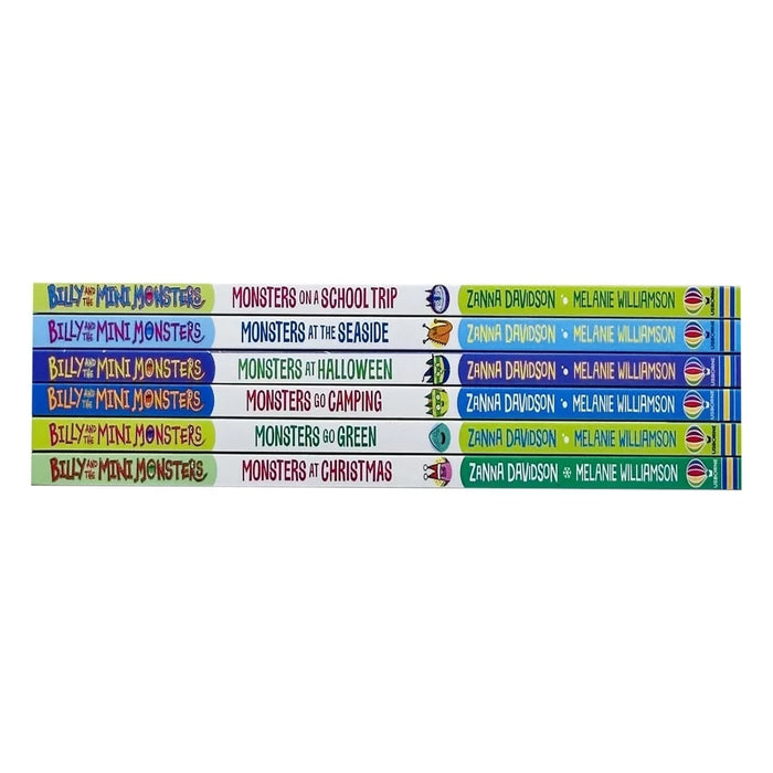Billy and the Mini Monsters Series 2 (7-12) Collection 6 Books Set - The Book Bundle