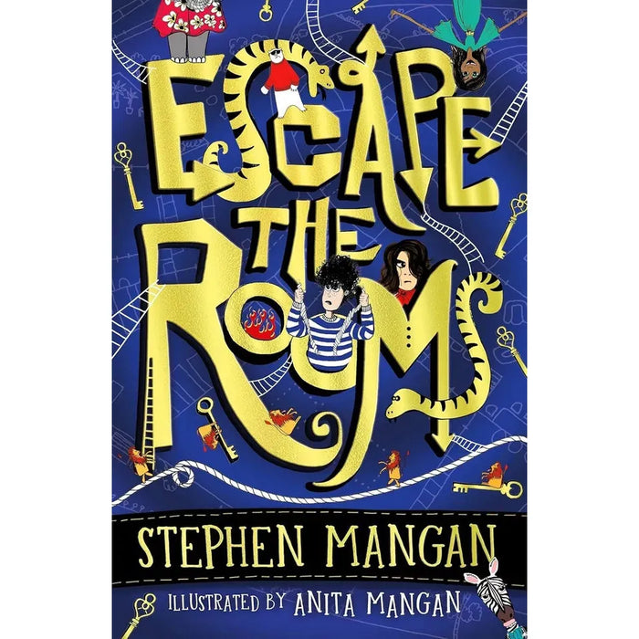 Stephen Mangan Collection 3 Books Set (Great Reindeer Rescue (HB),Escape the Rooms) - The Book Bundle