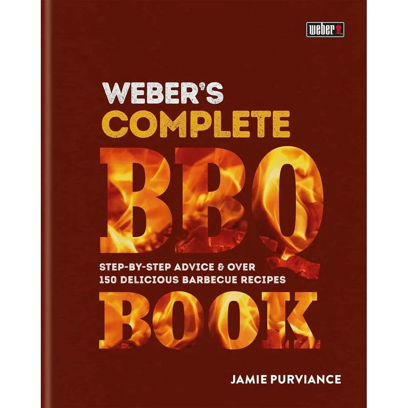 Weber's Complete BBQ Book and BBQ Bible set by Jamie Purviance and Andy Husbands, featuring cover images of the cookbooks.