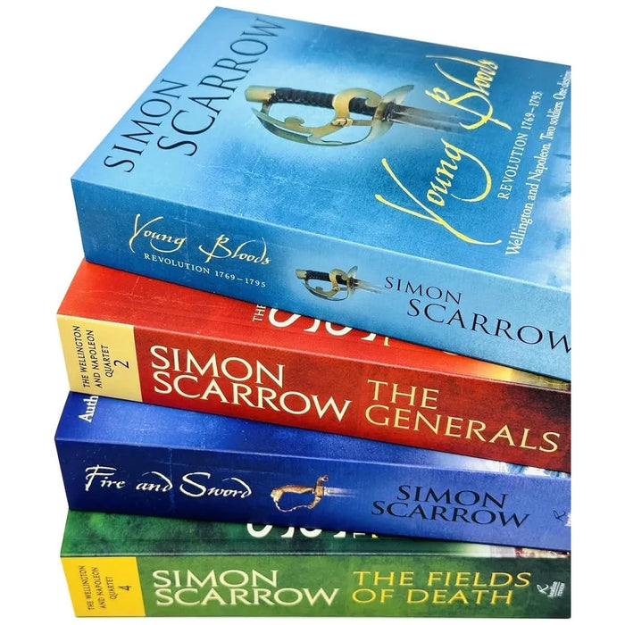 The Wellington and Napoleon Quartet Collection 4 Books Set By Simon Scarrow - The Book Bundle