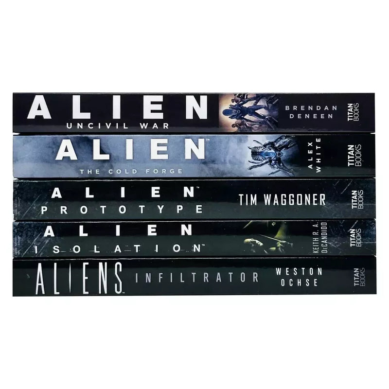Alien Series 5 Books Collection Uncivil War, Cold Forge, Prototype, Isolation - The Book Bundle