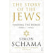 Simon Schama CBE Collection 2 Books Set Belonging, Story of the Jews - The Book Bundle