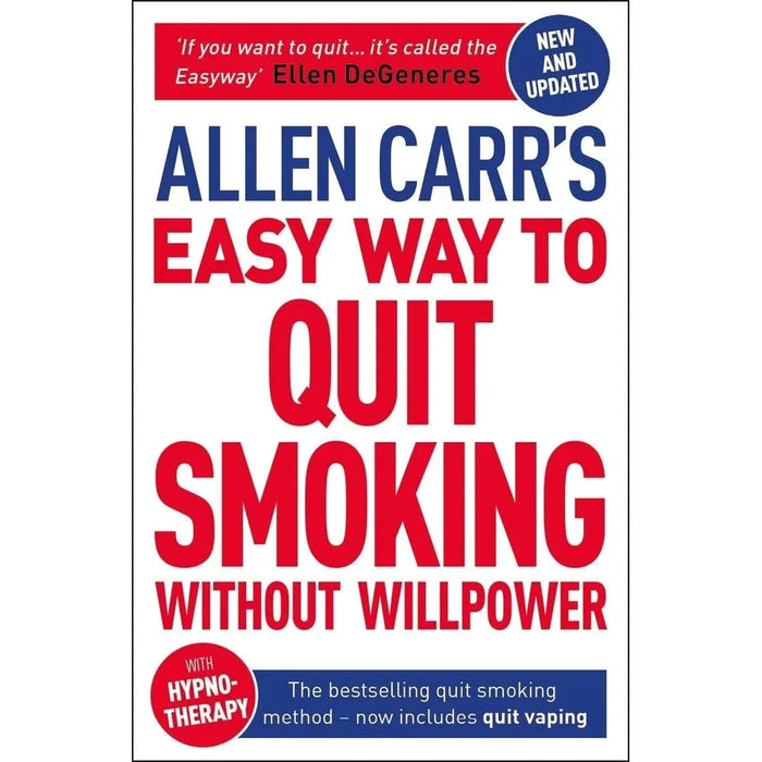Allen Carr Collection 5 Books Set Quit Smoking Without Willpower,Emotional Eating - The Book Bundle