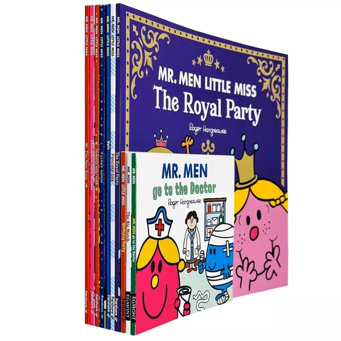 Mr. Men and Little Miss Celebrations 10 Books Collection Set (Doctor, Big Match) - The Book Bundle