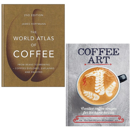 World Atlas of Coffee James Hoffmann, Coffee Art Dhan Tamang 2 Books Set - The Book Bundle