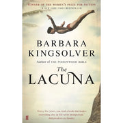 Set of three Barbara Kingsolver books including The Lacuna, Demon Copperhead, and Poisonwood Bible arranged on a surface.