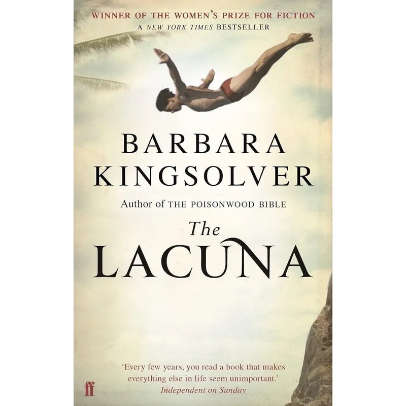 Set of three Barbara Kingsolver books including The Lacuna, Demon Copperhead, and Poisonwood Bible arranged on a surface.