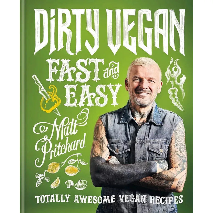 Dirty Vegan Fast Easy HB, Quick Vegan Meals Busy People, Vegan Longevity 3 Books Set - The Book Bundle