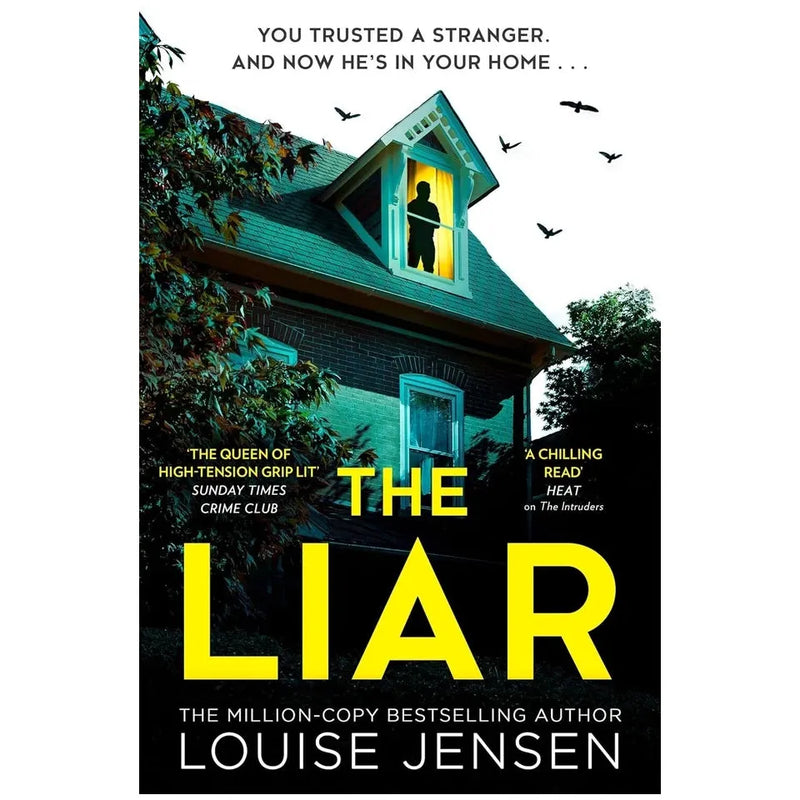 Louise Jensen Collection 6-book set featuring thriller novels like Family, Liar, Intruders, Stolen Sisters, and Fall in high-quality print