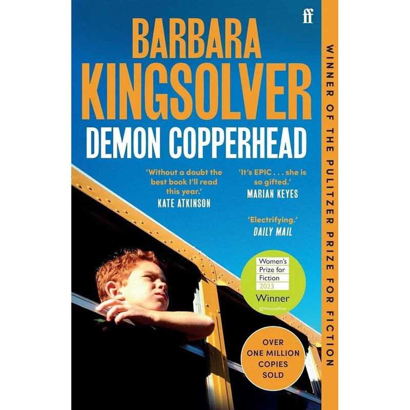 Barbara Kingsolver 3-book set featuring The Lacuna, Demon Copperhead, and Poisonwood Bible, with book covers displayed.