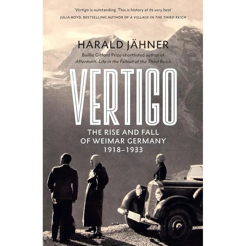 Harald Jähner Collection 2 books set including "Vertigo Rise Fall Weimar" and "Aftermath" by Harald Jähner and Shaun Whiteside, hardcover.