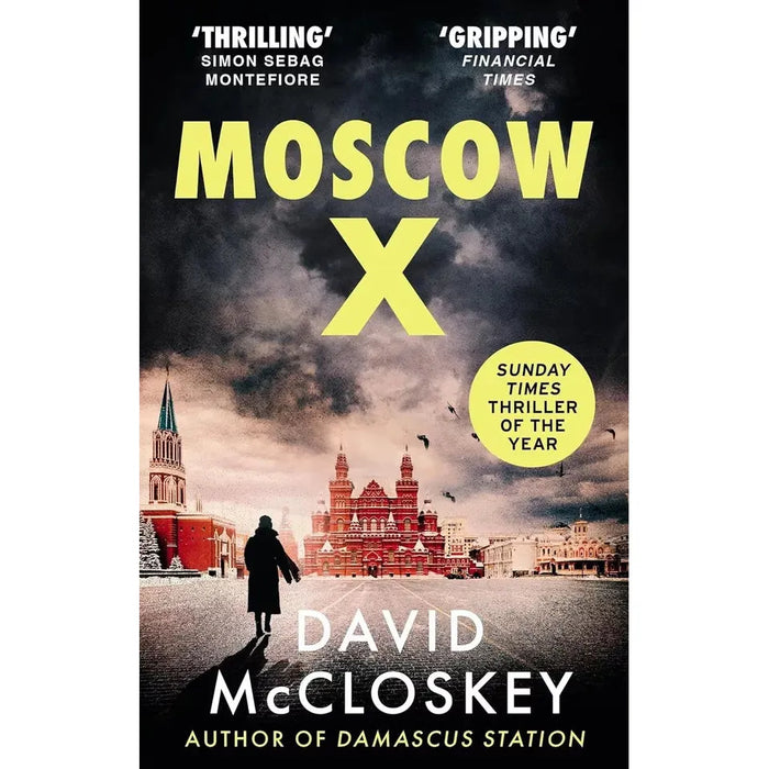 David McCloskey Collection 2 Books Set Damascus Station, Moscow X Paperback - The Book Bundle