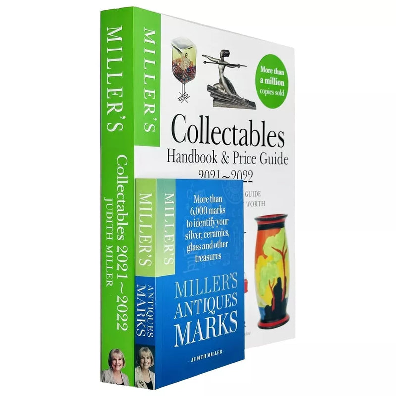 Judith Miller Collection 2 Books Set Miller's Antiques Marks, Collectables Hand - The Book Bundle