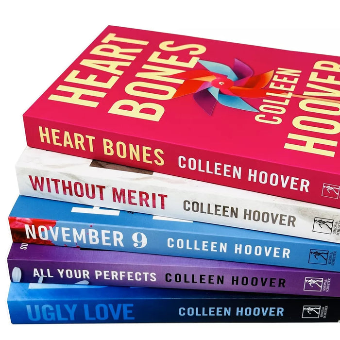 Colleen Hoover Collection 5 Books Set (Heart Bones, November 9, Without Merit, Ugly Love, Confess) - The Book Bundle