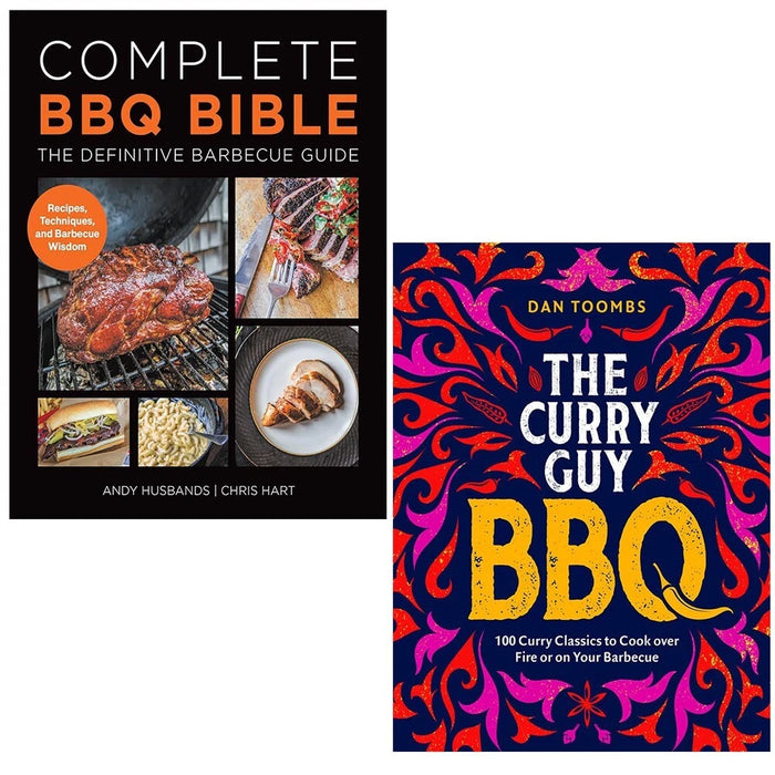 Curry Guy BBQ (HB), Complete BBQ BIBLE Definitive Barbecue Guide 2 Books Set - The Book Bundle