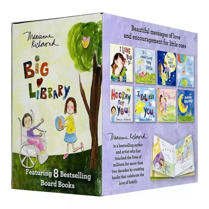 Big Library Board Book Marianne Richmond 8 Books Collection Box Set - The Book Bundle
