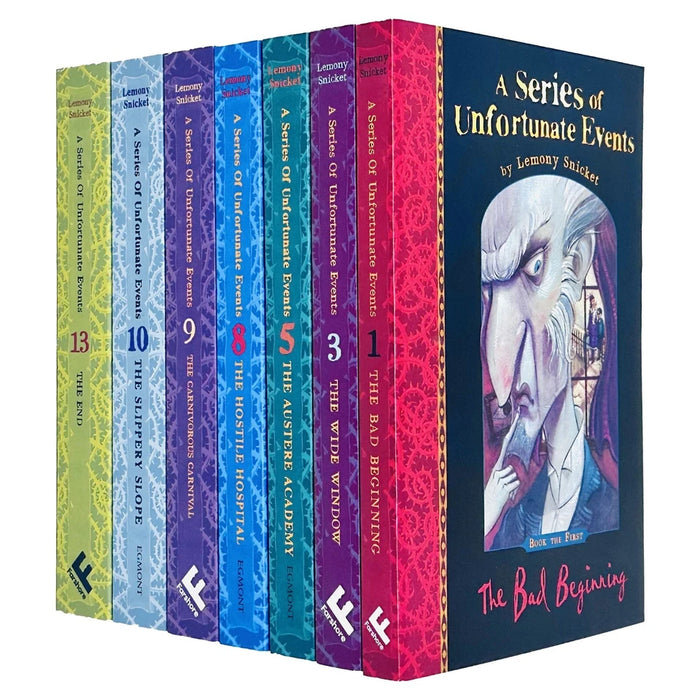 A Series of Unfortunate Events Seties Collection 7 Books Set by Lemony Snicket - The Book Bundle