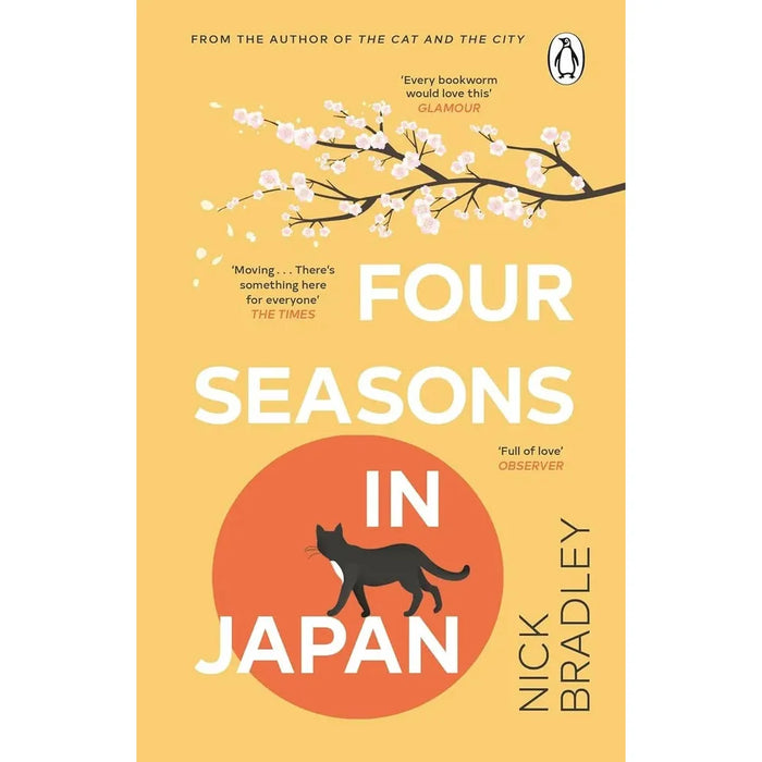 Nick Bradley Collection 2 Books Set Four Seasons in Japan, Cat and The City - The Book Bundle