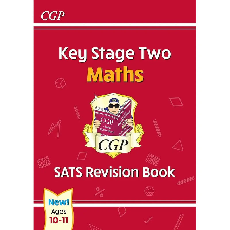CGP KS2 Maths SATs Revision Ages 10-11 Collection 2 Books Set - The Book Bundle