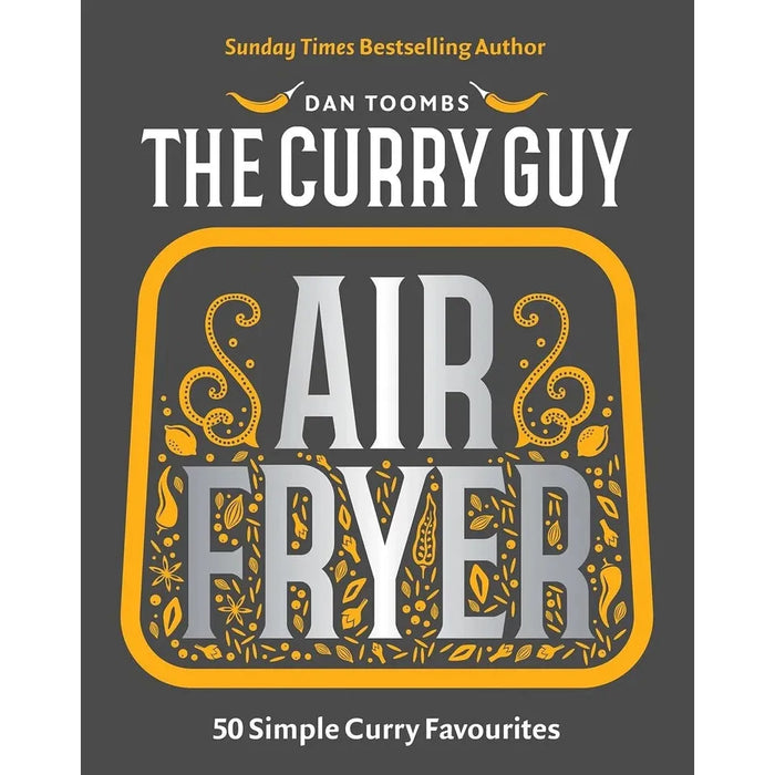 Curry Guy Air Fryer HB,Healthy Indian Curry Dishes,Slim 800 Hot Air 3 Books Set - The Book Bundle