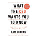 What the CEO Wants You,Data Means Business, Psychology of Management 3 Books Set - The Book Bundle