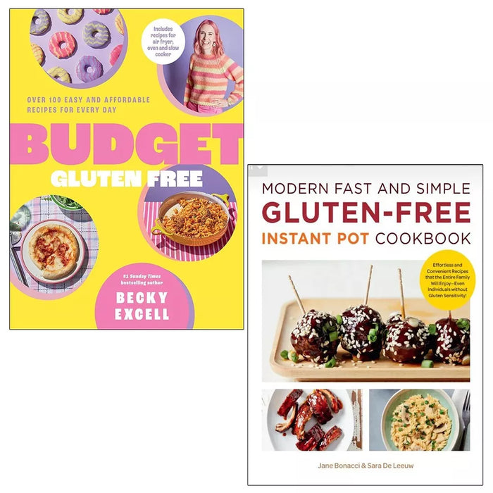 Budget Gluten Free (HB), Modern Fast Simple Gluten-Free Instant Pot 2 Books Set - The Book Bundle