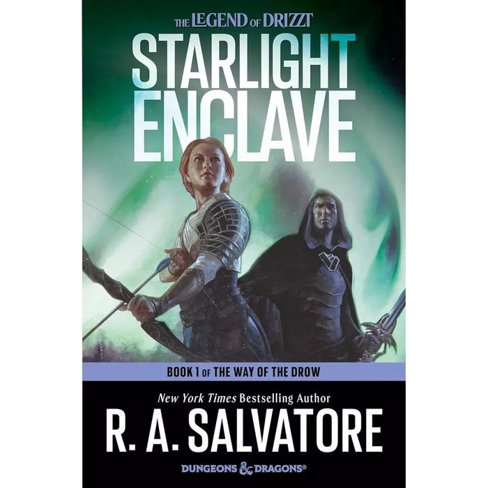Way of the Drow Series Collection 3 Books Set by R. A. Salvatore Starlight Encla - The Book Bundle