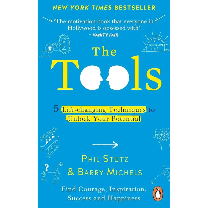 Phil Stutz, Barry Michels Collection 2 Books Set (Lessons for Living (HB), Tools) - The Book Bundle