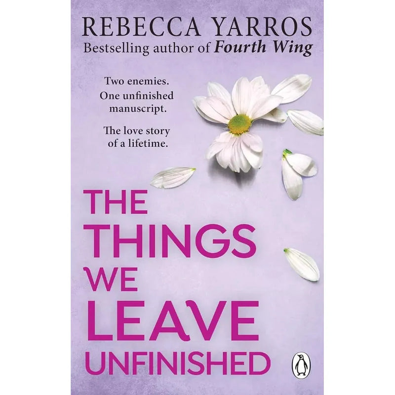 Set of three Rebecca Yarros books including The Things We Leave Unfinished, Great and Precious Things, and The Last Letter by Penguin.