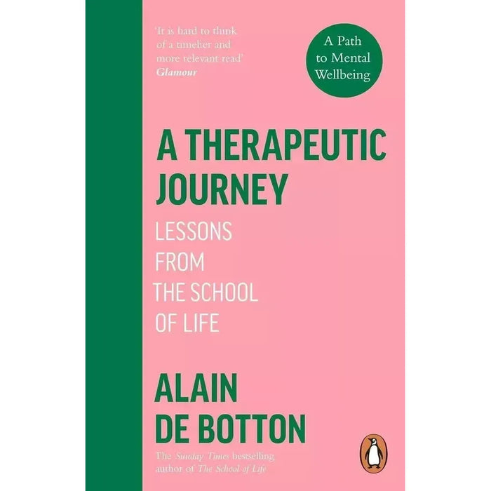 Alain de Botton Collection 2 Books Set (A Therapeutic Journey, School of Life) - The Book Bundle