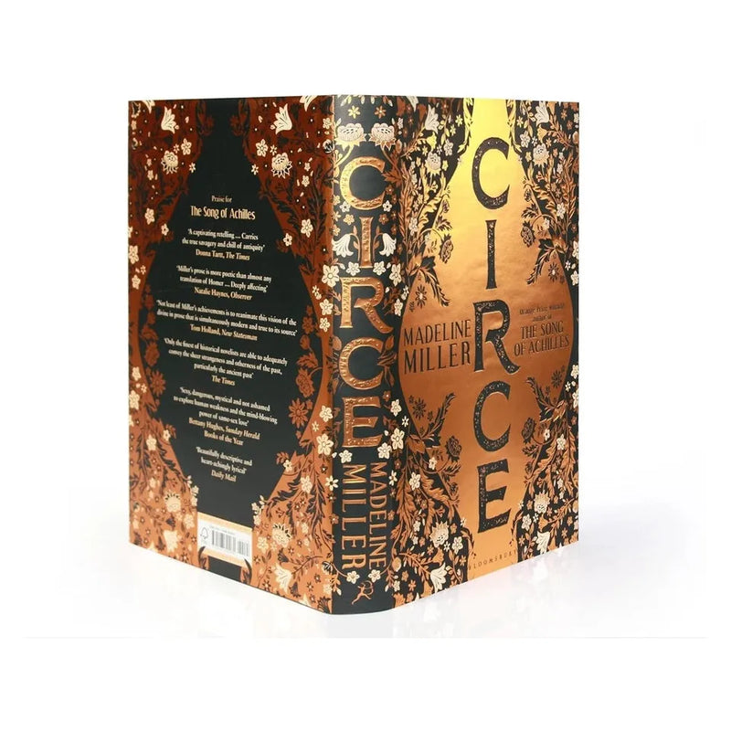 Cover of Circe Stunning New Anniversary Edition hardcover book by Madeline Miller, featuring artwork and elegant design.
