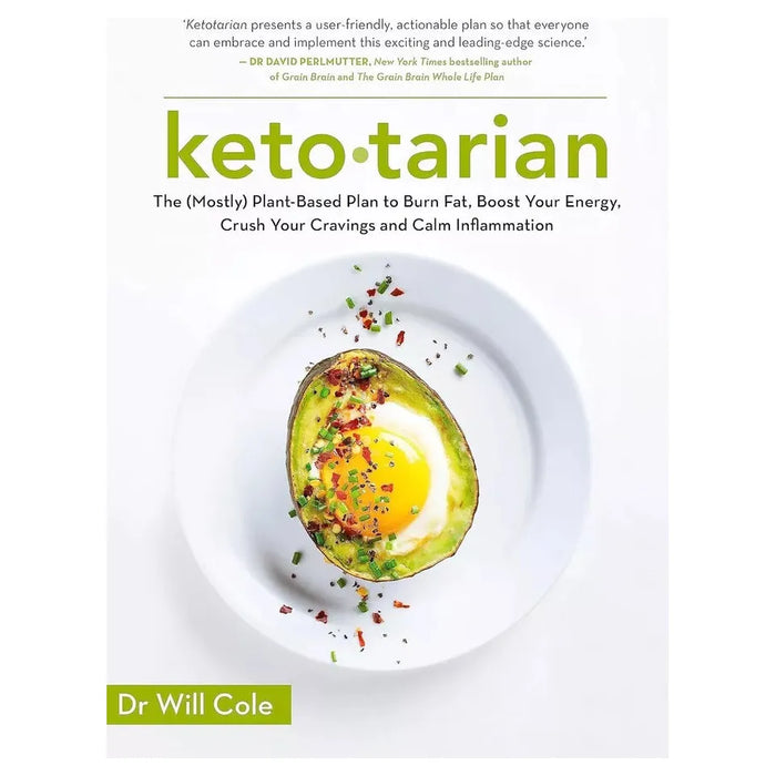 Grubby Recipes (HB), Ketotarian Dr Will Cole,Plant Based Cookbook 3 Books Set - The Book Bundle