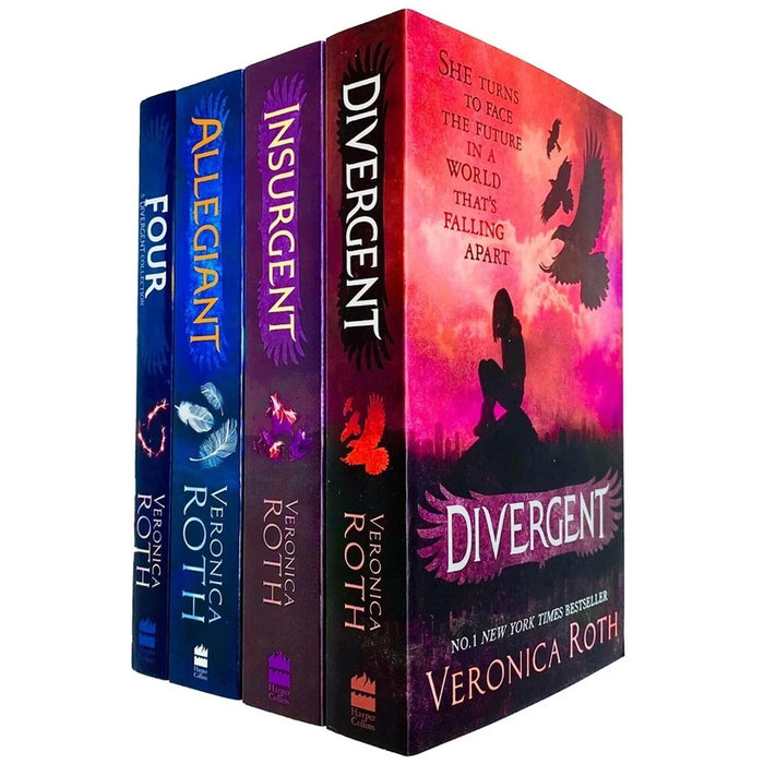 Divergent Series Collection 4 Books Set By Veronica Roth Divergent, Allegiant - The Book Bundle