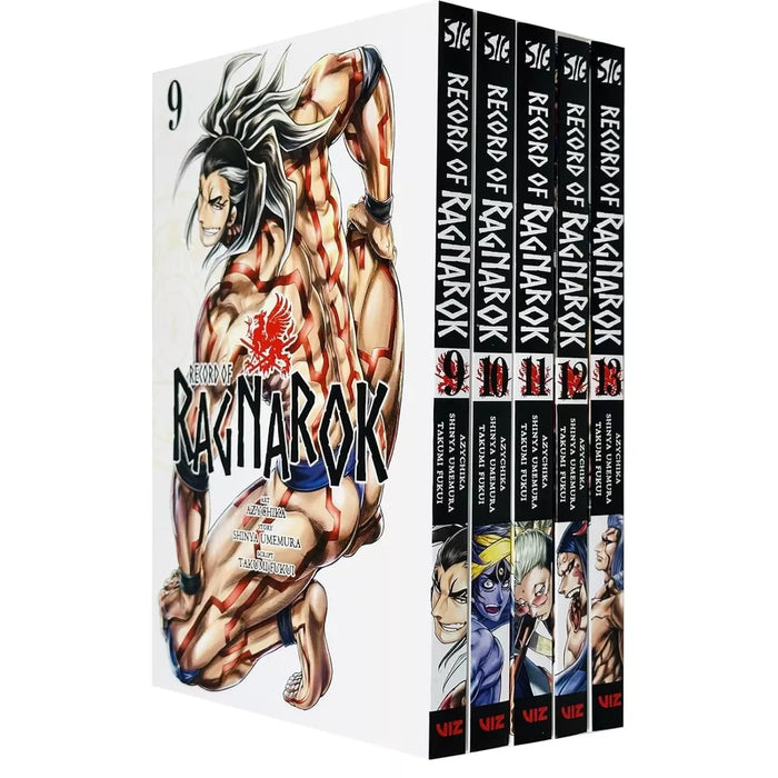 Record of Ragnarok, Vol. 9-13 Bundle Set by Shinya Umemura, Takumi Fukui, Azychika - The Book Bundle