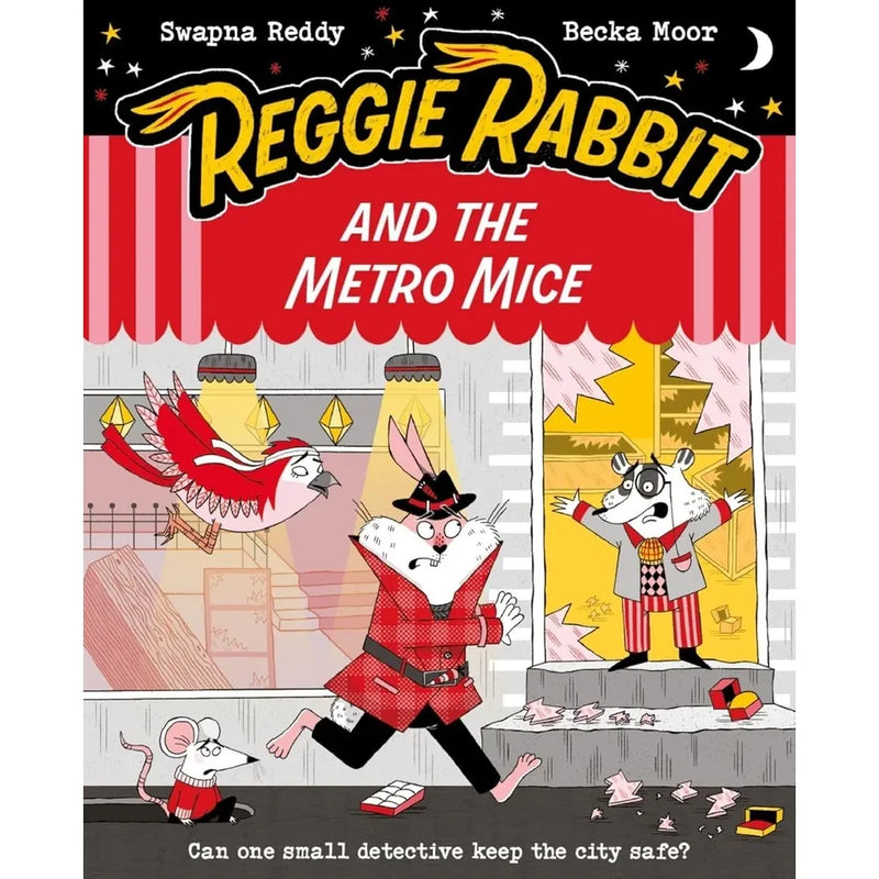 Set of four Reggie Rabbit Series books by Swapna Reddy, fiction paperback collection published by Oxford University Press.