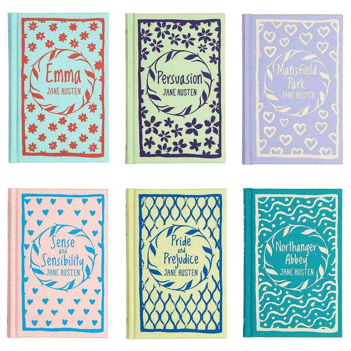 The Jane Austen Collection 6 Books Box Set (Sense and Sensibility, Emma, Persuasion, Mansfield)