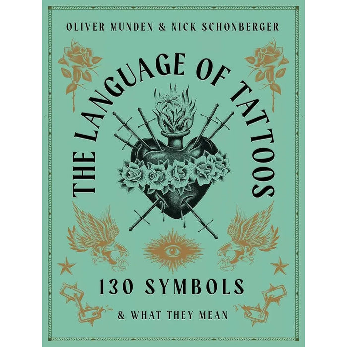 Language of Tattoos Nick Schonberger, Tattoo Dictionary Trent Aitke 2 Books Set - The Book Bundle